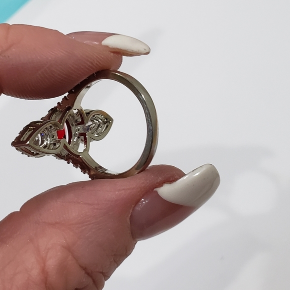 Sapphire gemstone, 925 silver ring - Picture 6 of 13